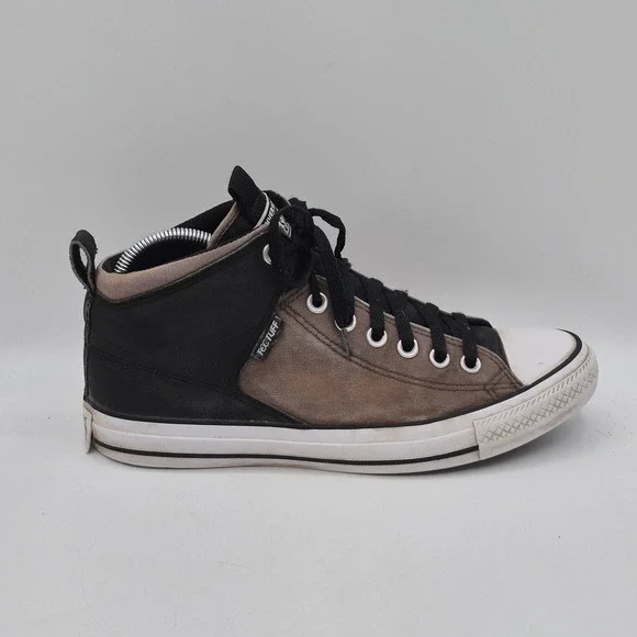 Converse Chuck Taylor All Star 2 Shoes Mens Size 8 Brown Black Mid Top Sneakers - Picture 3 of 13